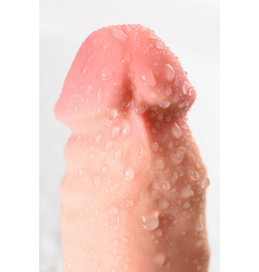 Телесный реалистичный фаллоимитатор Oliver - 18,5 см.