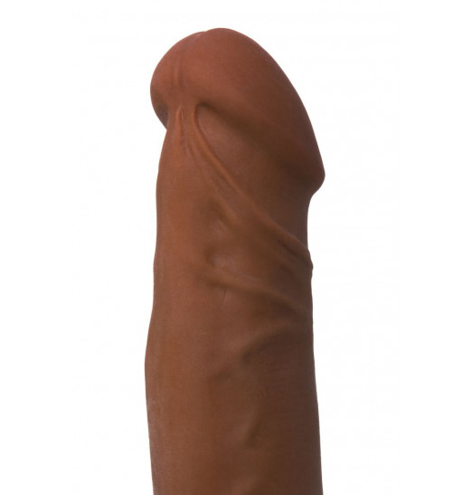 Коричневый вибратор-реалистик Mr.Lopez - 19 см.