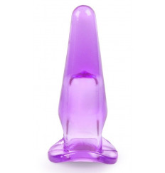 Фиолетовая анальная пробка - 8 см.