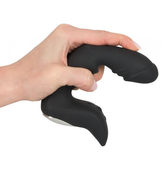 Черный перезаряжаемый вибростимулятор простаты Rechargeable Prostate Stimulator Черный перезаряжаемый вибростимулятор простаты Rechargeable Prostate Stimulator
