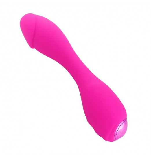 Розовый вибратор Devil Dick - 16 см. Розовый вибратор Devil Dick - 16 см.