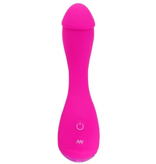 Розовый вибратор Devil Dick - 16 см. Розовый вибратор Devil Dick - 16 см.