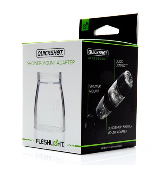 Адаптер для мастурбаторов Fleshlight Quickshot и присоски Shower Mount Адаптер для мастурбаторов Fleshlight Quickshot и присоски Shower Mount