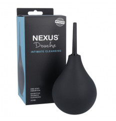 Черный анальный душ с обратным клапаном Non Return Valve Anal Douche