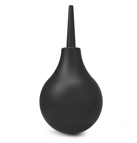 Черный анальный душ с обратным клапаном Non Return Valve Anal Douche