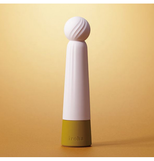 Нежно-розовый вибратор с шаровидной мягкой головкой IROHA Rin Kogane - 14,8 см. Нежно-розовый вибратор с шаровидной мягкой головкой IROHA Rin Kogane - 14,8 см.
