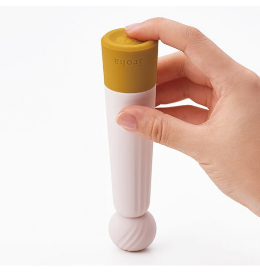 Нежно-розовый вибратор с шаровидной мягкой головкой IROHA Rin Kogane - 14,8 см. Нежно-розовый вибратор с шаровидной мягкой головкой IROHA Rin Kogane - 14,8 см.