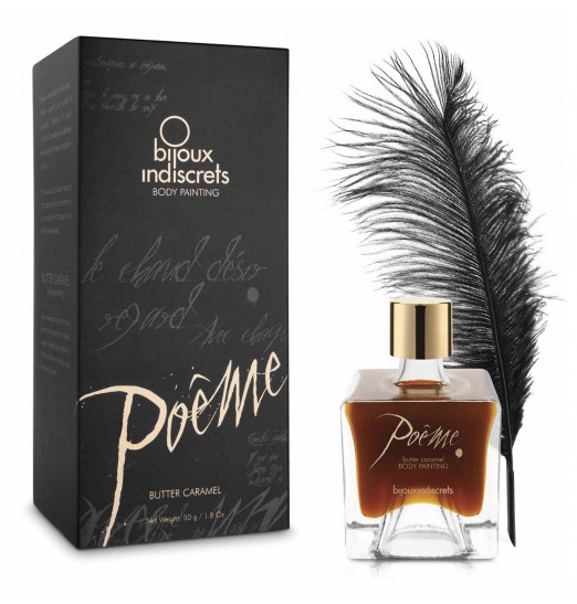 Краска для тела POÊME Butter Caramel с ароматом солёной карамели - 50 гр.