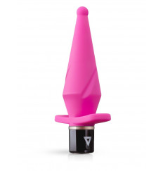 Розовый анальный вибратор LilPlug Vibrator - 13,5 см.