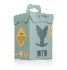 Черный анальный эспандер №10 Hook - 11 см.