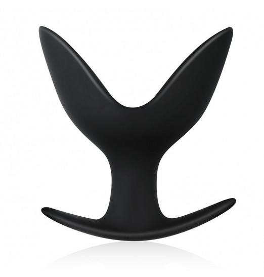 Черный анальный эспандер №10 Hook - 11 см.