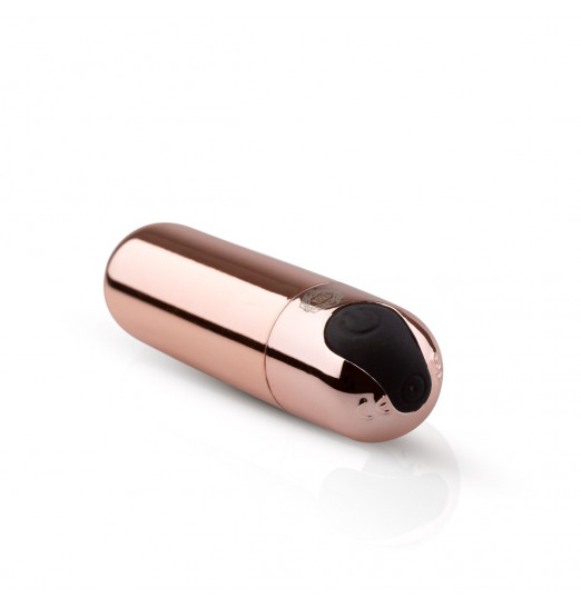 Золотистая вибропуля Rosy Gold Bullet Vibrator - 7,5 см. Золотистая вибропуля Rosy Gold Bullet Vibrator - 7,5 см.