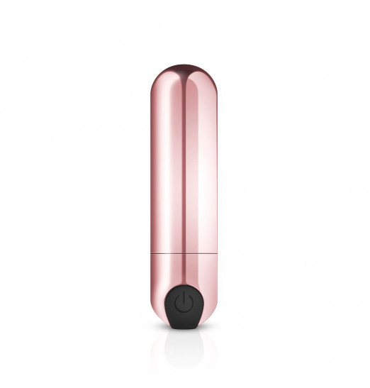 Золотистая вибропуля Rosy Gold Bullet Vibrator - 7,5 см. Золотистая вибропуля Rosy Gold Bullet Vibrator - 7,5 см.