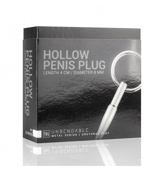 Уретральный стимулятор Sinner Hollow Metal Penis Plug