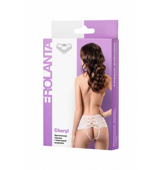 Эротические трусики с имитацией шнуровки Cheryl