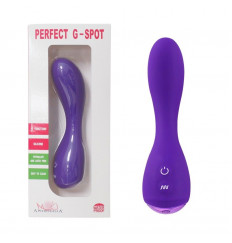 Фиолетовый вибратор Perfect G-Spot - 16,2 см.
