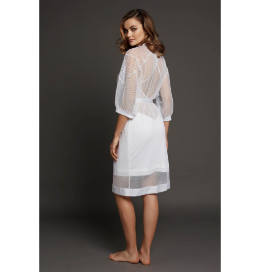 Легкий шифоновый халатик свободного кроя