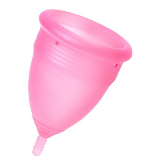 Розовая менструальная чаша - размер S