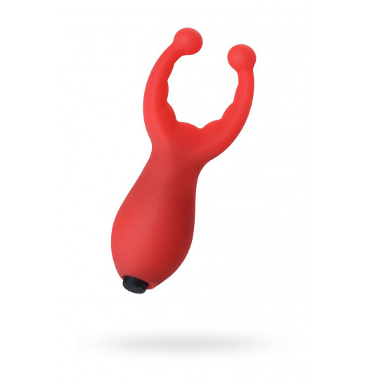 Красный мини-вибратор  Штучка