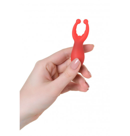 Красный мини-вибратор  Штучка