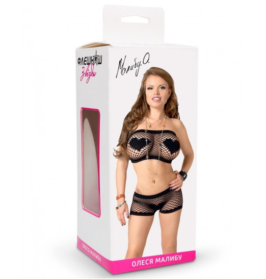 Двусторонний реалистичный мастурбатор - копия вагины и попки Олеси Малибу (с автографом звезды) Двусторонний реалистичный мастурбатор - копия вагины и попки Олеси Малибу (с автографом звезды)