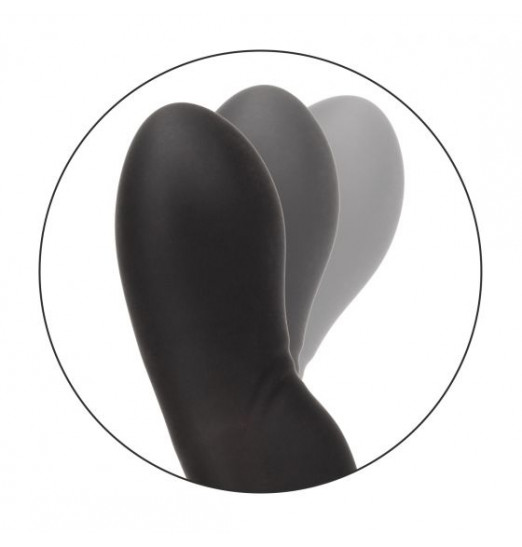 Чёрный вибромассажер простаты Eclipse Rocking Probe - 11,5 см. Чёрный вибромассажер простаты Eclipse Rocking Probe - 11,5 см.