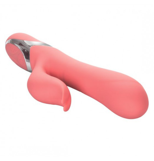 Коралловый перезаряжаемый вибратор-кролик Enchanted Tickler