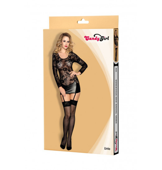 Коротенькое платье с пажами Livia