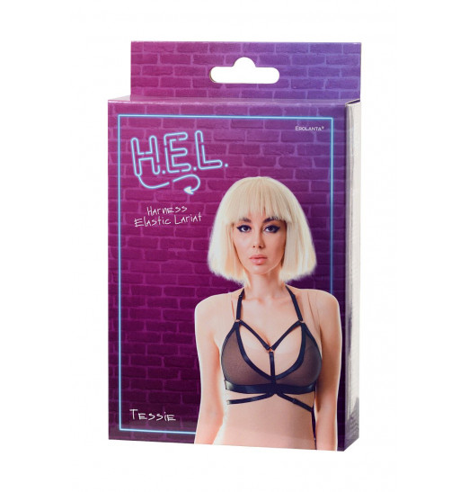 Черная портупея H.E.L. Tessie