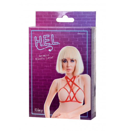 Красная портупея H.E.L. Riley