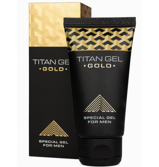 Гель для увеличения члена Titan Gel Gold Tantra - 50 мл.