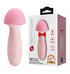 Грибовидный вибратор с нежной шляпкой Mushroom