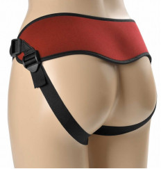 Красно-черные трусики с плугом Dual Peak размера L-XL