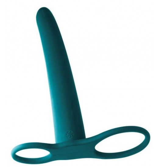 Зеленая насадка для двойного проникновения Gimlet - 16 см. Зеленая насадка для двойного проникновения Gimlet - 16 см.