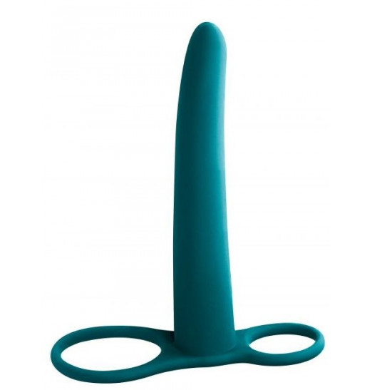 Зеленая насадка для двойного проникновения Gimlet - 16 см. Зеленая насадка для двойного проникновения Gimlet - 16 см.