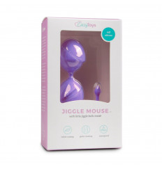 Фиолетовые вагинальные шарики Jiggle Mouse