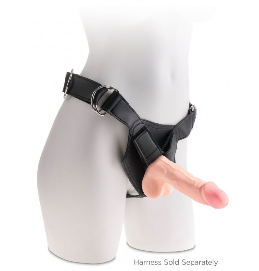 Телесный фаллоимитатор на присоске 7.5  Triple Density Cock - 22,9 см.