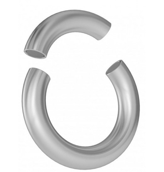 Круглое серебристое магнитное кольцо-утяжелитель