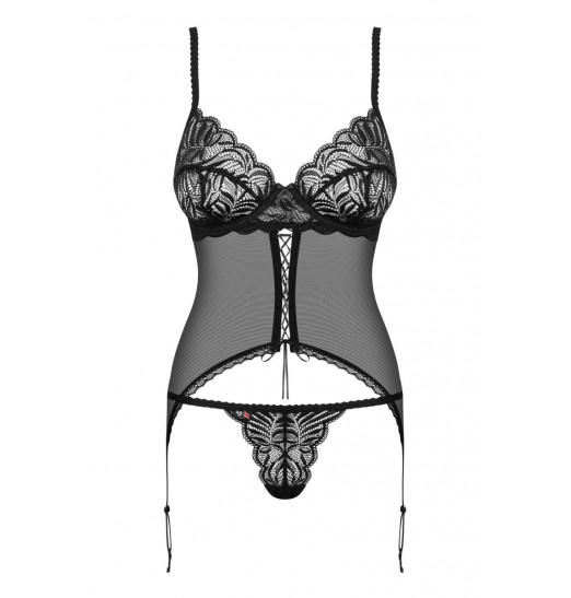 Кружевной корсаж Contica с маленькой шнуровкой по центру