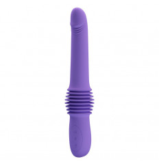 Сиреневая мини-секс-машина Pazuzu с возвратно-поступательными движениями - 29,2 см.