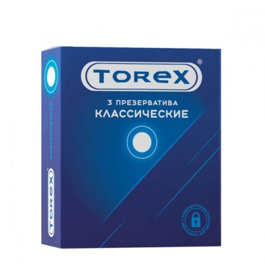 Гладкие презервативы Torex  Классические  - 3 шт.