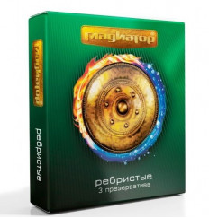 Презервативы Гладиатор Ребристые - 3 шт. Презервативы Гладиатор Ребристые - 3 шт.