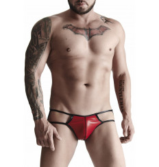 Соблазнительные мужские трусы-брифы из wetlook-материала