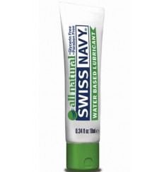 Гипоаллергенный лубрикант Swiss Navy All Natural Water Base Lubricant - 10 мл.