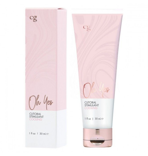 Стимулирующий крем для клитора с эффектом охлаждения Oh Yes - 30 мл.