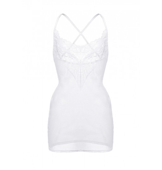 Полупрозрачная комбинация Lizaveta с бретелями крест-накрест