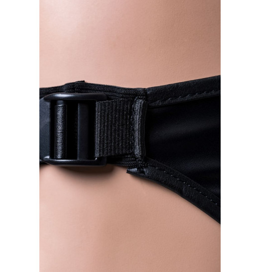 Черные трусики для страпона Domino