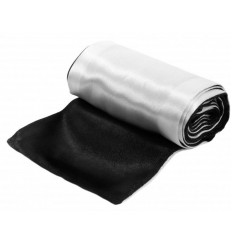 Черно-белая атласная лента для связывания - 1,4 м.