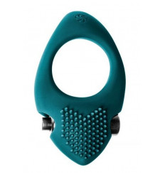 Зеленое эрекционное виброкольцо Pure Passion Sunset