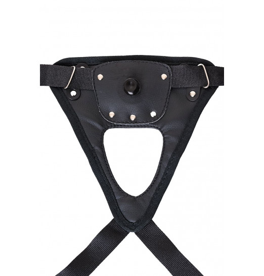 Телесный страпон на трусиках Realstick Harley - 17,3 см.